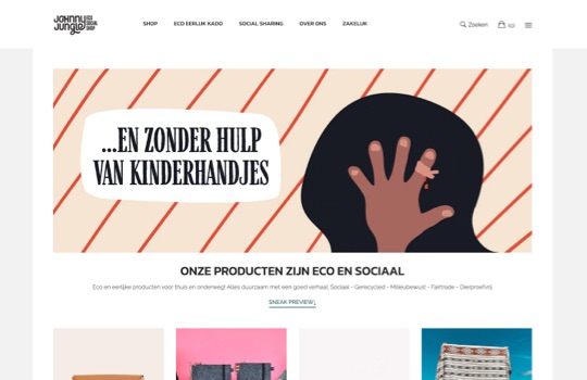 Webshop Johnny Jungle